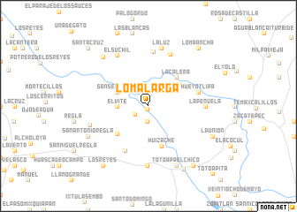 map of Loma Larga