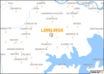 map of Loma Larga