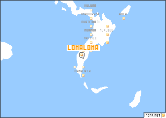 map of Lomaloma