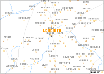 map of Lomamita