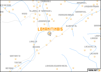 map of Loma Mitimbis