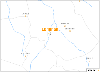 map of Lomanda