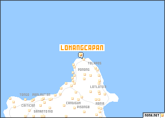 map of Lomangcapan