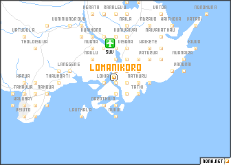 map of Lomanikoro