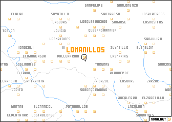 map of Lomanillos