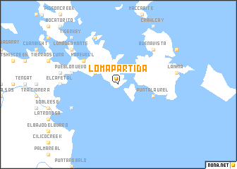 map of Loma Partida