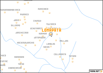 map of Lomapata