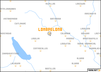 map of Loma Pelona