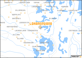 map of Loma Persiana