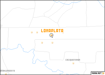 map of Loma Plata