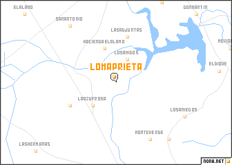 map of Loma Prieta
