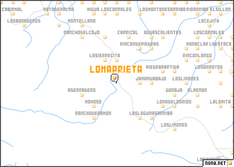 map of Loma Prieta