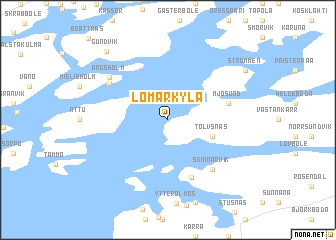 map of Lomarkylä