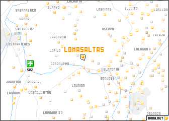 map of Lomas Altas