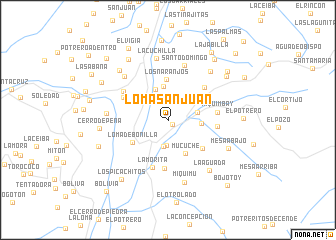 map of Loma San Juan