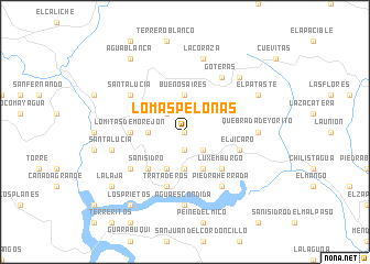 map of Lomas Pelonas