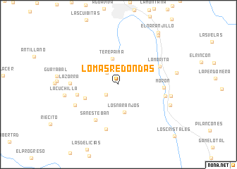 map of Lomas Redondas