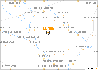 map of Lomas