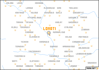 map of Lomati