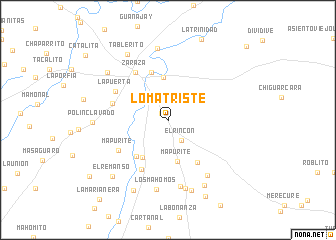map of Loma Triste