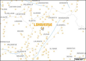 map of Loma Verde