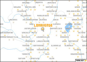 map of Loma Verde