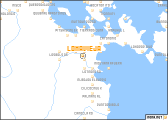 map of Loma Vieja