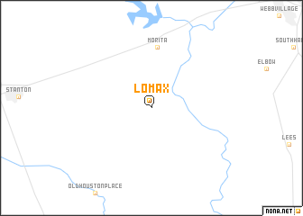 map of Lomax