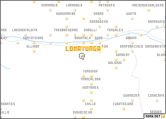 map of Loma Yunga