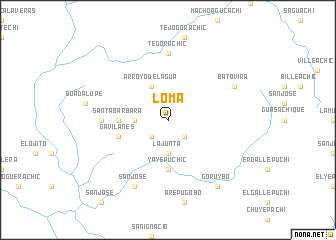 map of Loma