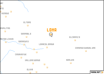 map of Loma