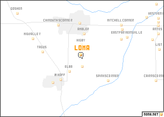 map of Loma