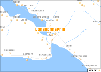 map of Lombadān-e Pā\