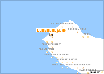 map of Lombada Velha