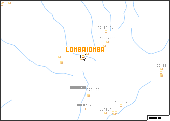map of Lombaiomba