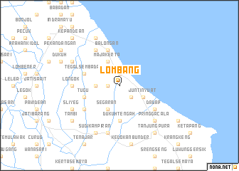 map of Lombang