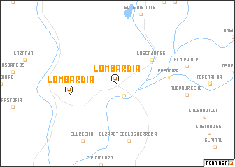 map of Lombardía