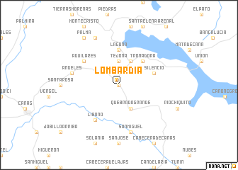 map of Lombardía