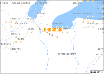 map of Lombardia