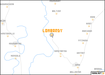 map of Lombardy
