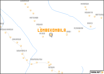 map of Lombe-Kombila