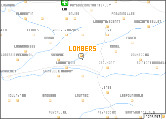 map of Lombers