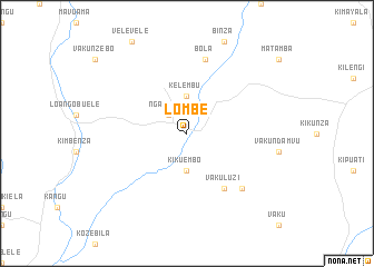 map of Lombe