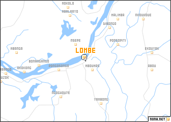 map of Lombé