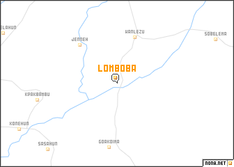 map of Lomboba