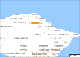 map of Lombo Galego