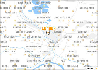 map of Lombok