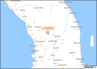 map of Lomboy