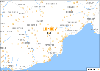 map of Lomboy