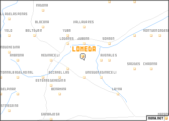 map of Lomeda